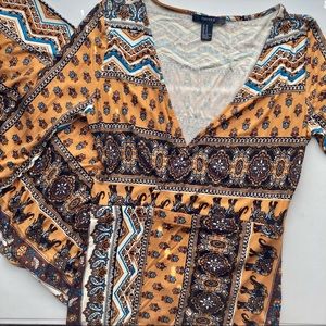 Bohemian Long Sleeve Maxi Dress